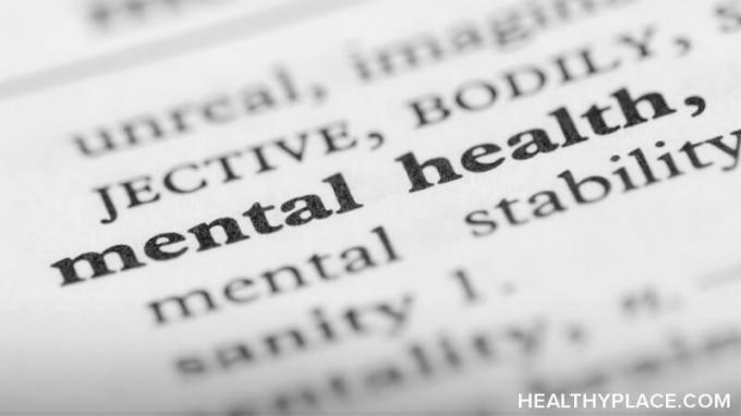 De definitie van geestelijke gezondheid is anders dan geestesziekte. Download de definitie voor geestelijke gezondheid en zie hoe deze op u van toepassing is, op HealthyPlace.com.