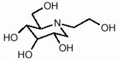 Miglitol chemische structuur